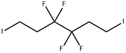 1,6-DIIODO-3,3,4,4-TETRAFLUOROHEXANE Struktur