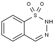 2H-1,2,3-Benzothiadiazine 1,1-dioxide Struktur