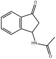 Acetamide,  N-(2,3-dihydro-3-oxo-1H-inden-1-yl)- Struktur