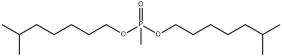 Di-iso-octyl methylphosphonat Struktur