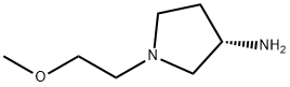 3-Pyrrolidinamine,1-(2-methoxyethyl)-,(3S)-(9CI) Struktur