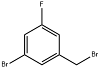 3-Fluoro-5-bromobenzyl bromide Struktur