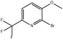 2-Bromo-3-methoxy-6-(trifluoromethyl)pyridine Struktur