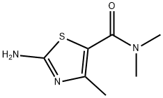 2-AMINO-4-METHYL-THIAZOLE-5-CARBOXYLIC ACID DIMETHYLAMIDE Struktur