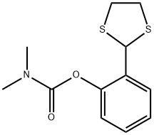 Dimethylcarbamic acid 2-(1,3-dithiolan-2-yl)phenyl ester Struktur