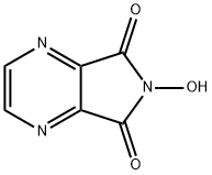 6-Hydroxy-5H-pyrrolo[3,4-b]pyrazine-5,7(6H)-dione Struktur