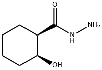 Cyclohexanecarboxylic acid, 2-hydroxy-, hydrazide, (1R,2S)- (9CI) Struktur