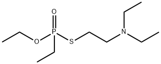 O,O-DIETHYL-S-[2-(DIETHYLAMINO)ETHYL]PHOSPHONOTHIOATE Struktur