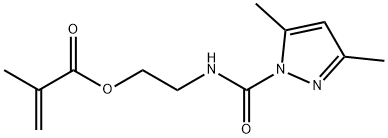 2-[(3,5-DIMETHYLPYRAZOLYL)CARBONYLAMINO]ETHYL METHACRYLATE Struktur