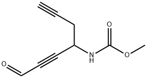 Carbamic  acid,  [4-oxo-1-(2-propynyl)-2-butynyl]-,  methyl  ester  (9CI) Struktur