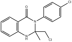 2-(CHLOROMETHYL)-3-(4-CHLOROPHENYL)-2-METHYL-1,2,3,4-TETRAHYDROQUINAZOLIN-4-ONE Struktur