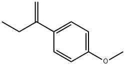 1-Methoxy-4-(1-methylenepropyl)benzene Struktur