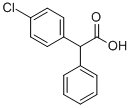 2-(4-CHLOROPHENYL)-2-PHENYLACETIC ACID Struktur