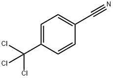 4-TRICHLOROMETHYLBENZONITRILE Struktur