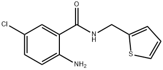 N1-(2-THIENYLMETHYL)-2-AMINO-5-CHLOROBENZAMIDE Struktur