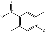 2,5-Dimethyl-4-nitropyridine 1-oxide Struktur