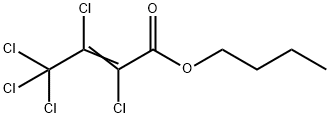 butyl 2,3,4,4,4-pentachlorocrotonate Struktur