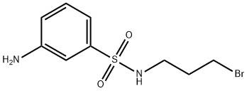 1-(3-AMINO-BENZENESULFONYL)AMINO-3-BROMOPROPANE Struktur