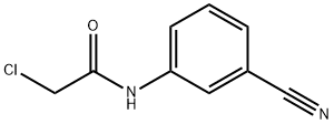 N1-(3-CYANOPHENYL)-2-CHLOROACETAMIDE Struktur