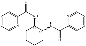 (-)-N,N'-(1R,2R)-1,2-DIAMINOCYCLOHEXANEDIYLBIS(2-PYRIDINECARBOXAMIDE) Struktur