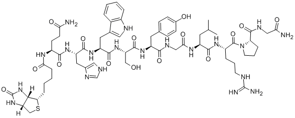 (BIOTINYL-GLN1)-LHRH Struktur