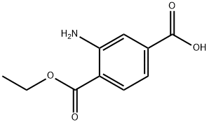 1,4-Benzenedicarboxylicacid,2-amino-,1-ethylester(9CI) Struktur