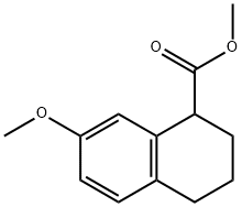 1-Naphthalenecarboxylic acid, 1,2,3,4-tetrahydro-7-methoxy-, methyl ester