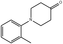 1-(2-methylphenyl)piperidin-4-one Struktur