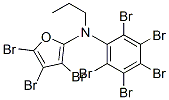 2-Furanamine,  3,4,5-tribromo-N-(pentabromophenyl)-N-propyl-  (9CI) Struktur