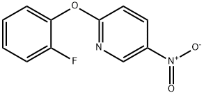 2-(2-fluorophenoxy)-5-nitropyridine Struktur