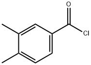 3,4-DIMETHYLBENZENE-1-CARBONYL CHLORIDE Structure