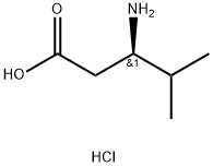 L-BETA-HOMOVALINE HYDROCHLORIDE Structure