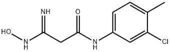 (3Z)-3-AMINO-N-(3-CHLORO-4-METHYLPHENYL)-3-(HYDROXYIMINO)PROPANAMIDE Struktur