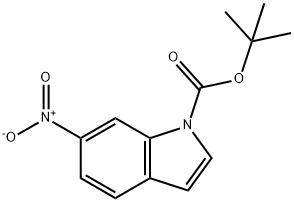 tert-butyl 6-nitro-1H-indole-1-carboxylate Struktur