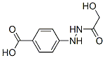 Benzoic acid, 4-[2-(hydroxyacetyl)hydrazino]- (9CI) Struktur