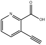 2-Pyridinecarboxylic acid, 3-ethynyl- (9CI) Struktur