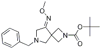 2,6-Diazaspiro[3.4]octane-2-carboxylic acid, 8-(MethoxyiMino)-6-(phenylMethyl)-, 1,1-diMethylethyl ester Struktur