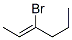 3-Bromo-2-hexene Struktur