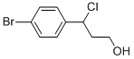 3-(4-BROMOPHENYL)-3-CHLOROPROPAN-1-OL Struktur