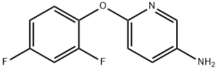 2-(2,4-Difluoro-phenoxy)-5-nitro-pyridine Struktur