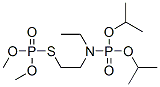 Phosphorothioic acid S-[2-[diisopropoxyphosphinyl(ethyl)amino]ethyl]O,O-dimethyl ester Struktur