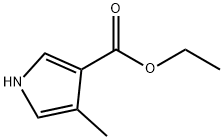 ETHYL 4-METHYLPYRROLE-3-CARBOXYLATE Struktur