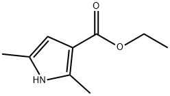 Ethyl2,5-dimethylpyrrole-3-carboxylate Struktur