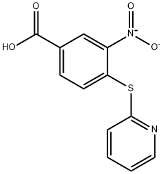 3-NITRO-4-(2-PYRIDYLTHIO)BENZOIC ACID Struktur