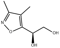 1,2-Ethanediol,1-(3,4-dimethyl-5-isoxazolyl)-,(1R)-(9CI) Struktur