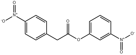 4-Nitrobenzeneacetic acid 3-nitrophenyl ester Struktur