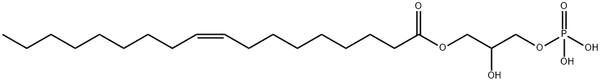 2-hydroxy-3-(phosphonooxy)propyl oleate Struktur