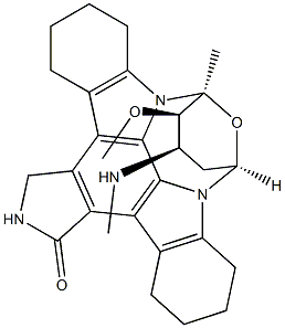 1,1',2,2',3,3',4,4'-Octahydro Staurosporine Struktur