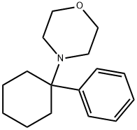 1-(1-phenylcyclohexyl)morpholine Struktur