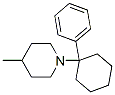 1-(1-phenylcyclohexyl)-4-methylpiperidine Struktur